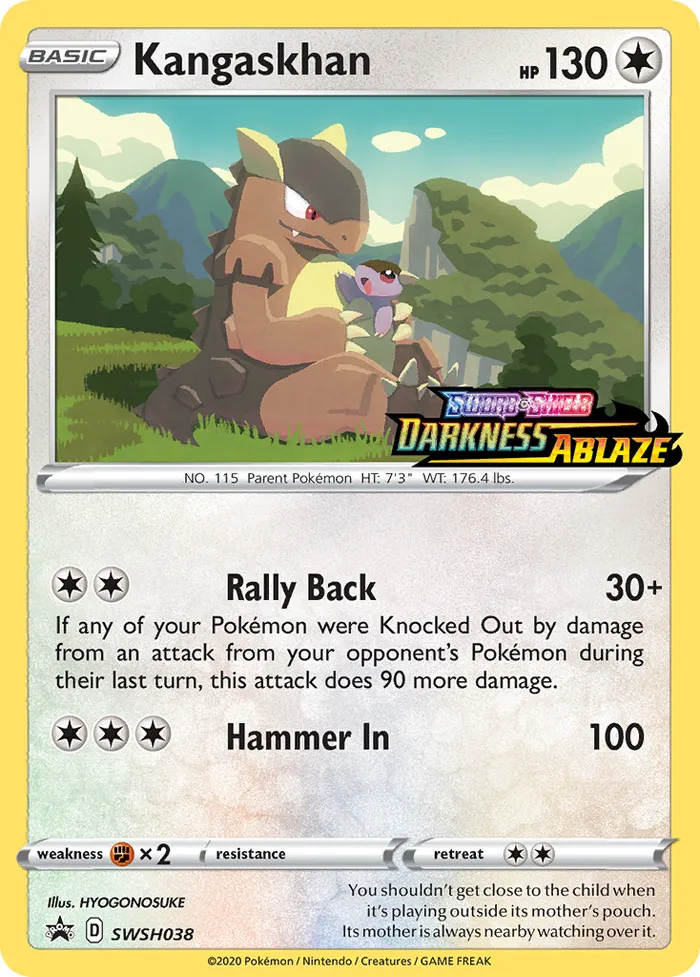 Carte Kangaskhan — SWSH Black Star Promos