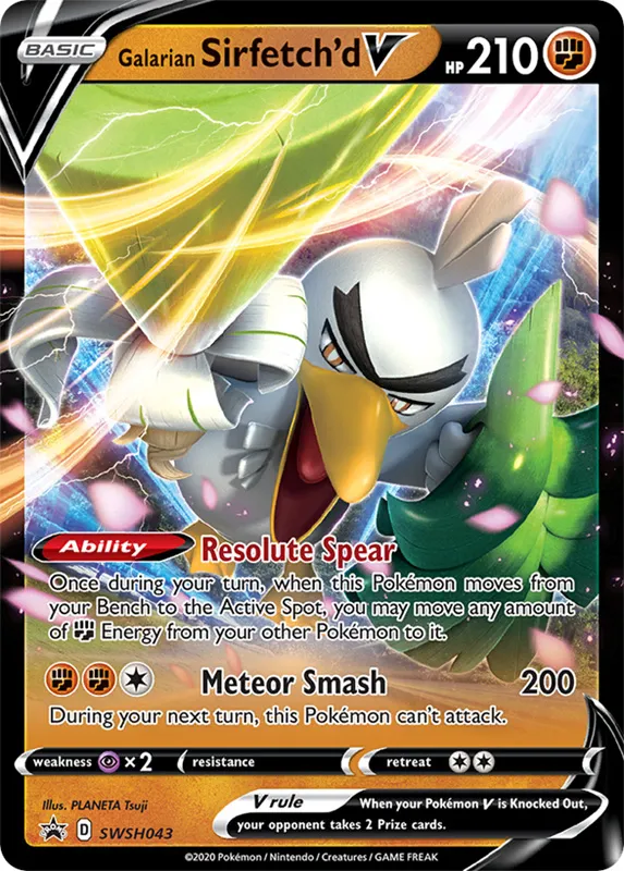Carte Palarticho de Galar V — SWSH Black Star Promos