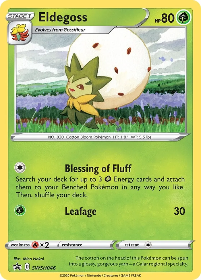 Carte Eldegoss — SWSH Black Star Promos