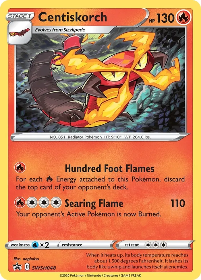 Carte Scolocendre — SWSH Black Star Promos