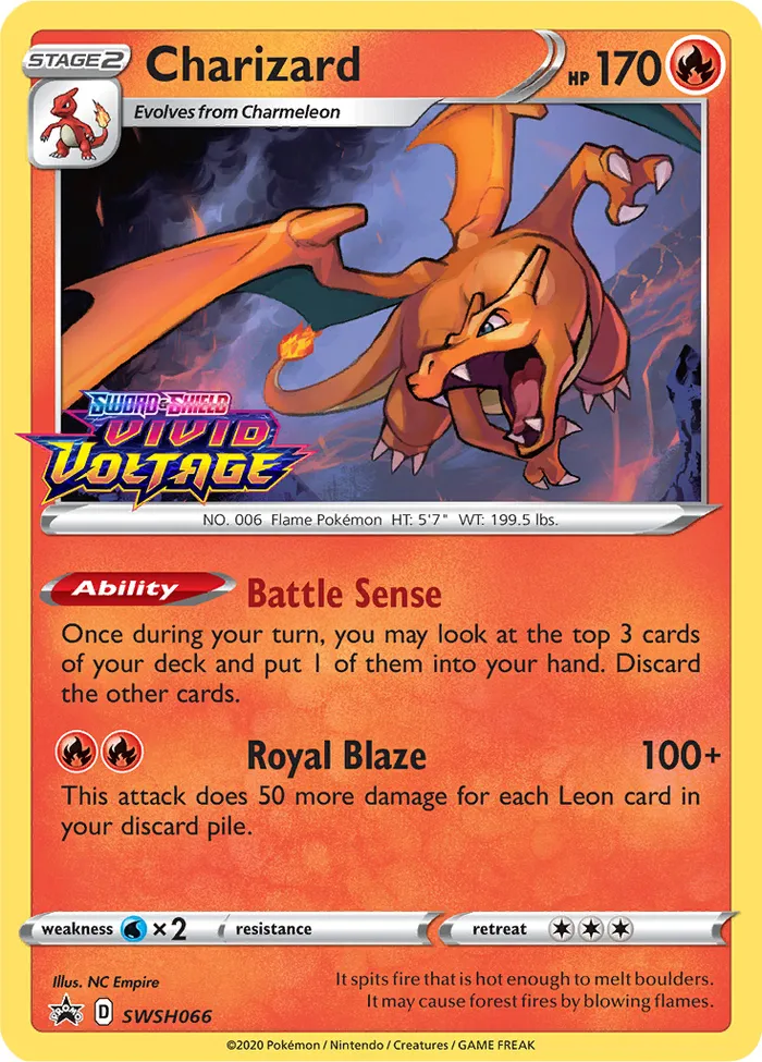 Carte Dracaufeu — SWSH Black Star Promos