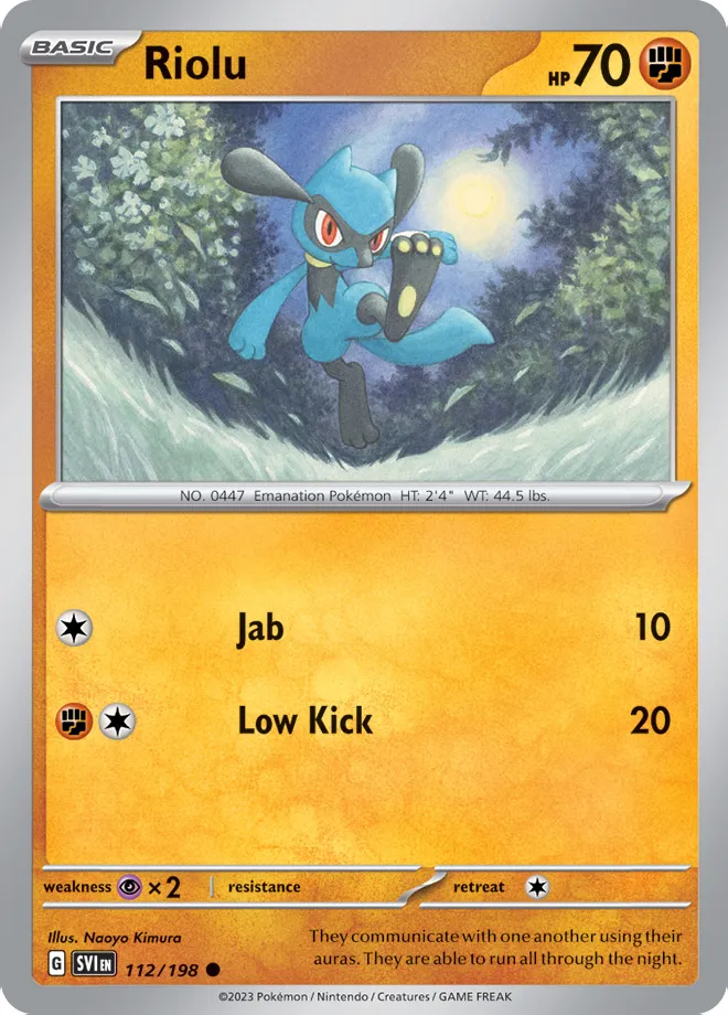 Carte Riolu — Scarlet & Violet