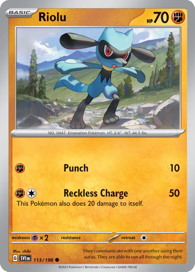 Carte Riolu — Scarlet & Violet