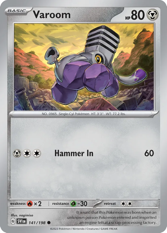 Carte Vrombi — Scarlet & Violet
