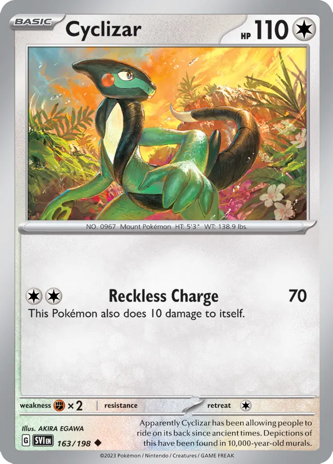 Carte Motorizard — Scarlet & Violet