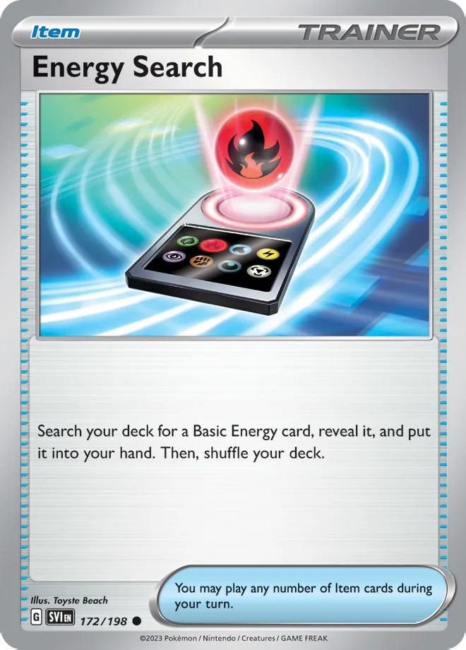Carte Recherche d'Énergie — Scarlet & Violet