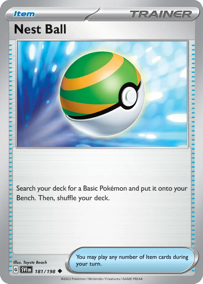 Carte Nest Ball — Scarlet & Violet