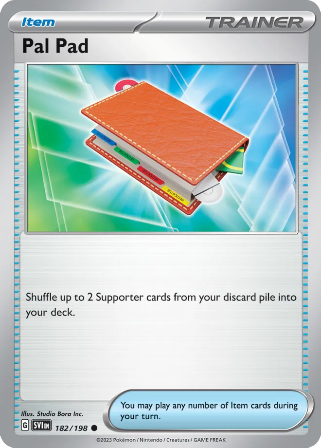 Carte Registre Ami — Scarlet & Violet