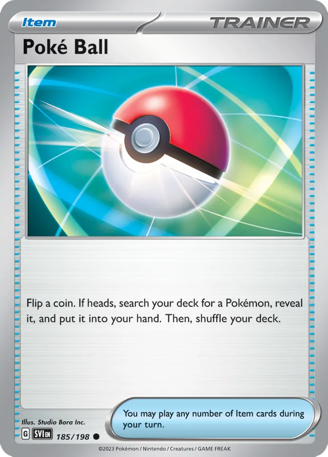 Carte Poké Ball — Scarlet & Violet