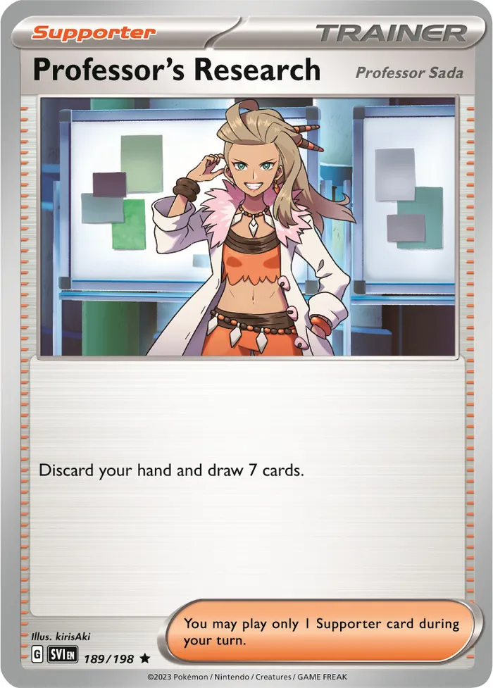 Carte Professor's Research — Scarlet & Violet