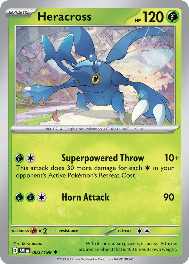 Carte Scarhino — Scarlet & Violet