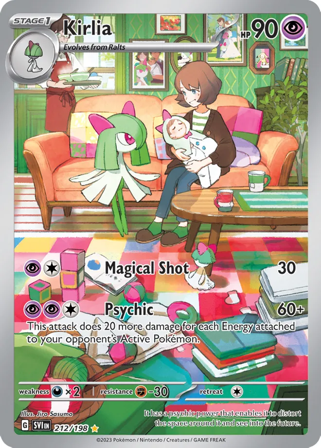 Carte Kirlia — Scarlet & Violet