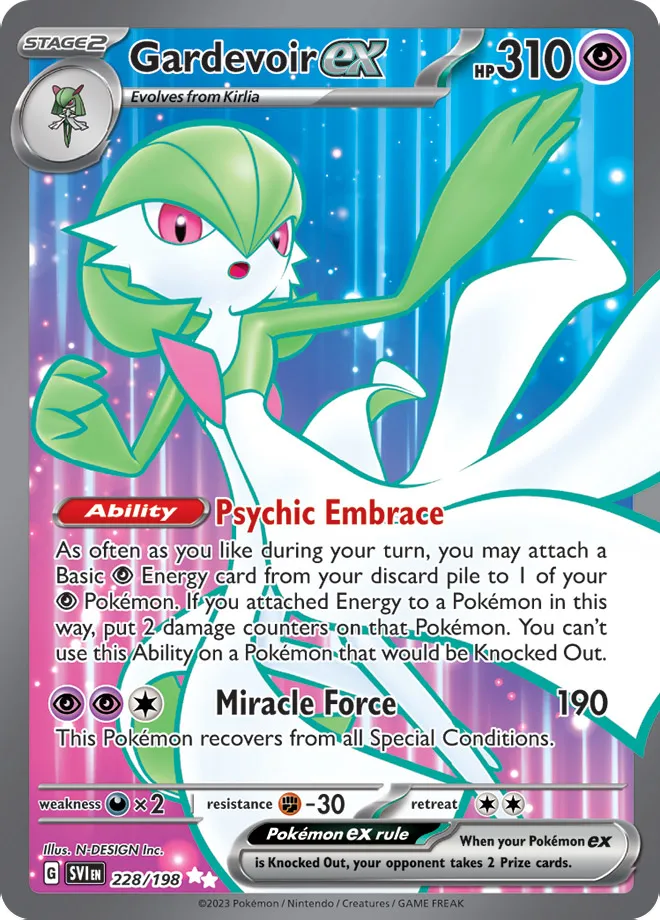 Carte Gardevoir ex — Scarlet & Violet