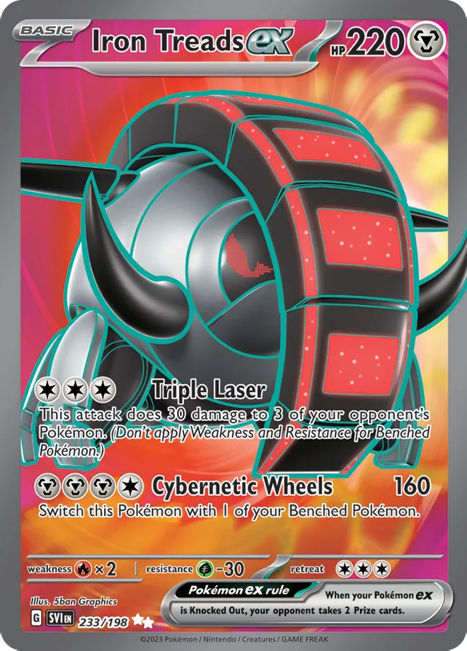 Carte Roue-de-Fer ex — Scarlet & Violet