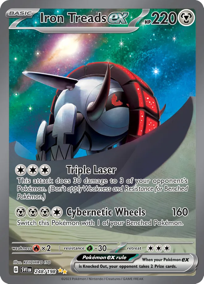 Carte Roue-de-Fer ex — Scarlet & Violet