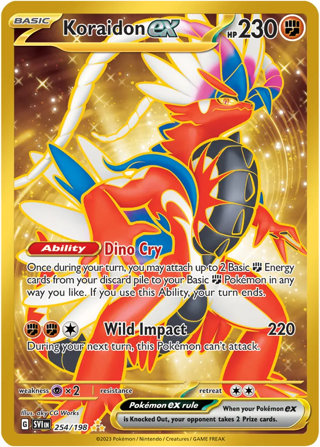 Carte Koraidon ex — Scarlet & Violet
