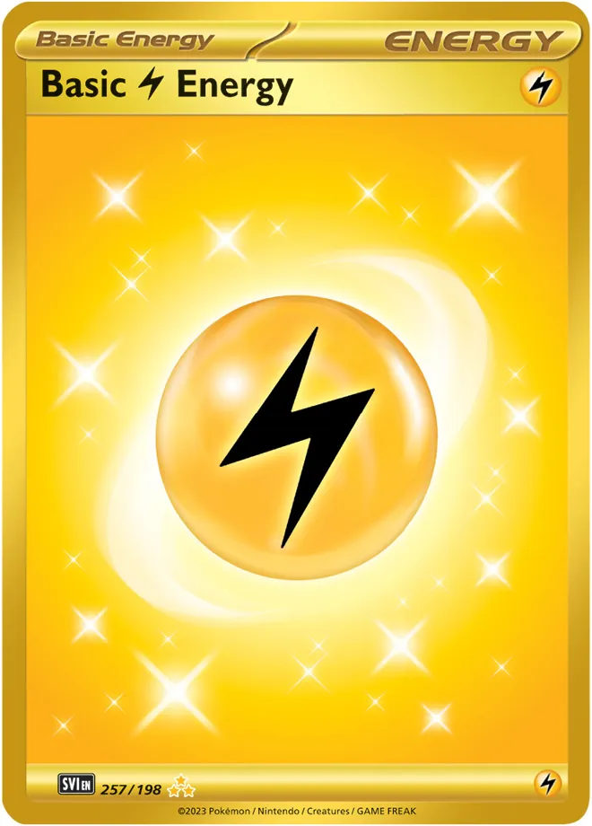 Carte Basic Lightning Energy — Scarlet & Violet