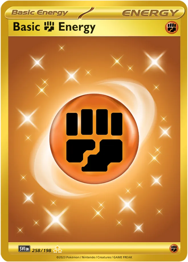 Carte Basic Fighting Energy — Scarlet & Violet