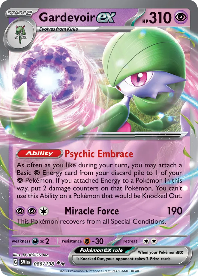 Carte Gardevoir ex — Scarlet & Violet