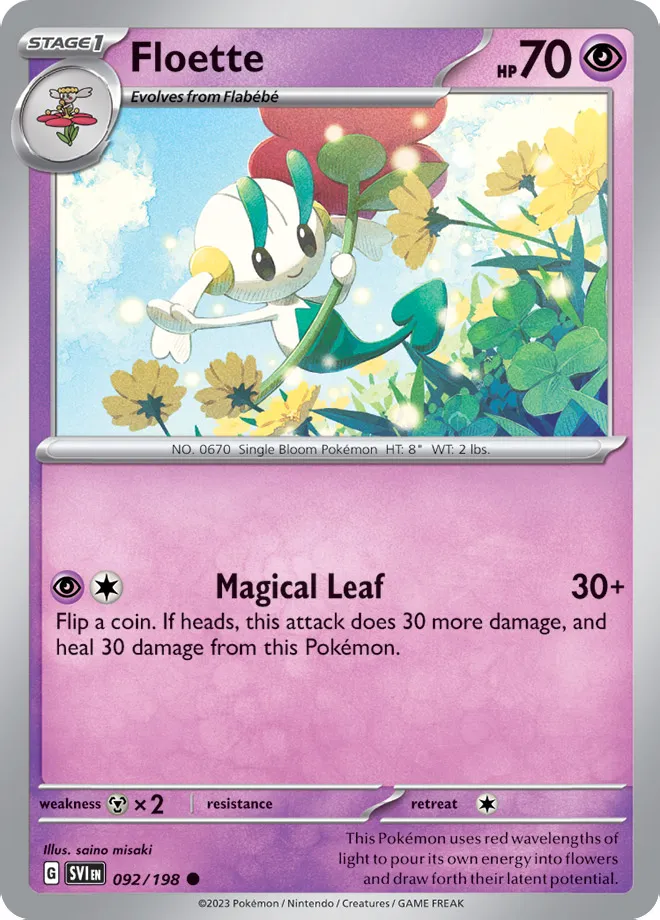 Carte Floette — Scarlet & Violet
