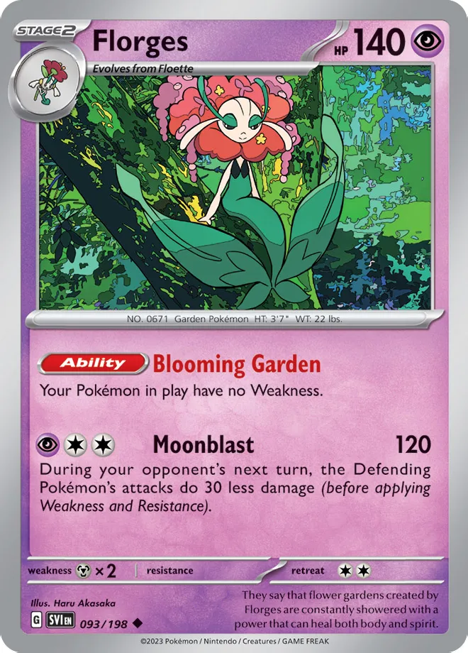 Carte Florges — Scarlet & Violet