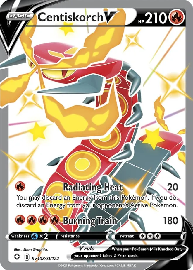 Carte Scolocendre V — Shining Fates