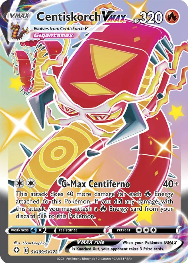 Carte Scolocendre VMAX — Shining Fates
