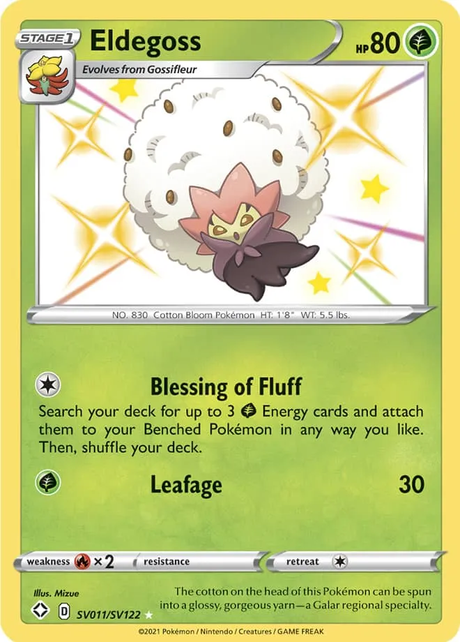 Carte Eldegoss — Shining Fates