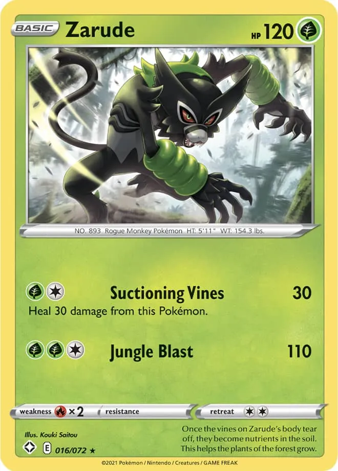 Carte Zarude — Shining Fates