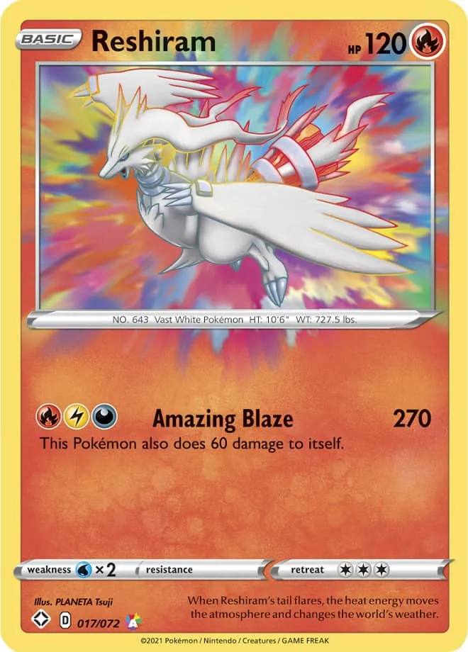 Carte Reshiram — Shining Fates