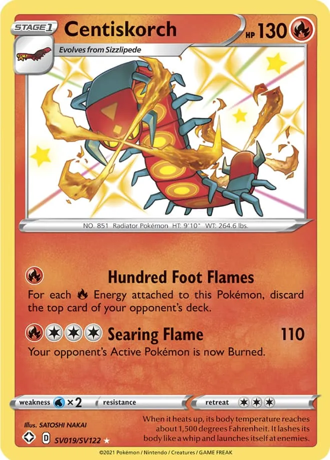 Carte Scolocendre — Shining Fates