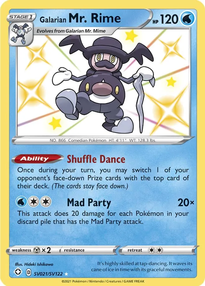 Carte M. Glaquette de Galar — Shining Fates