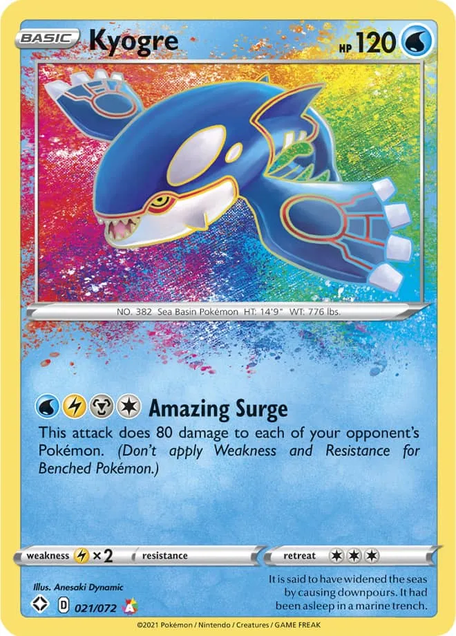 Carte Kyogre — Shining Fates