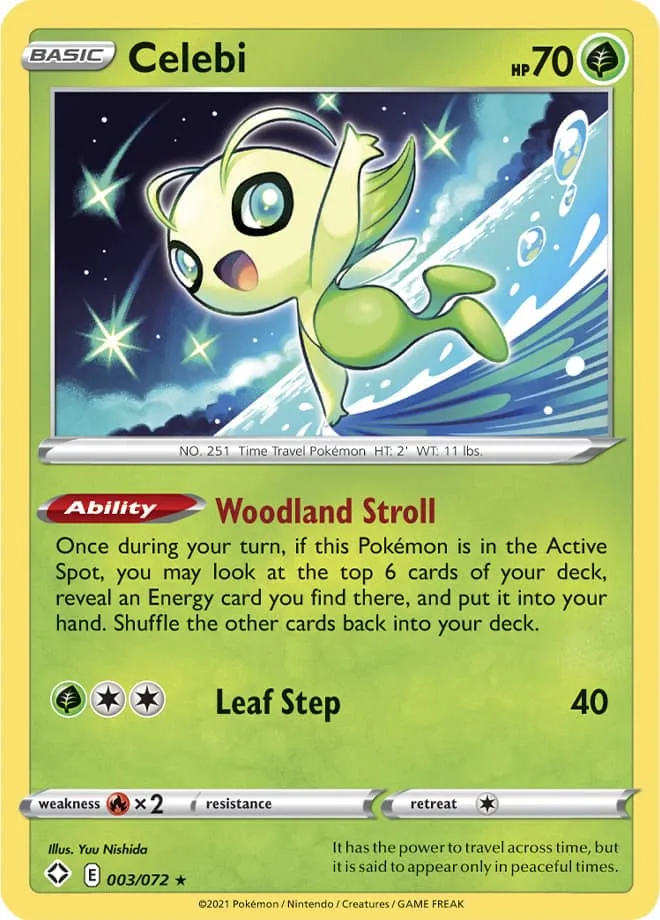 Carte Celebi — Shining Fates