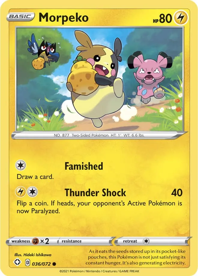 Carte Morpeko — Shining Fates