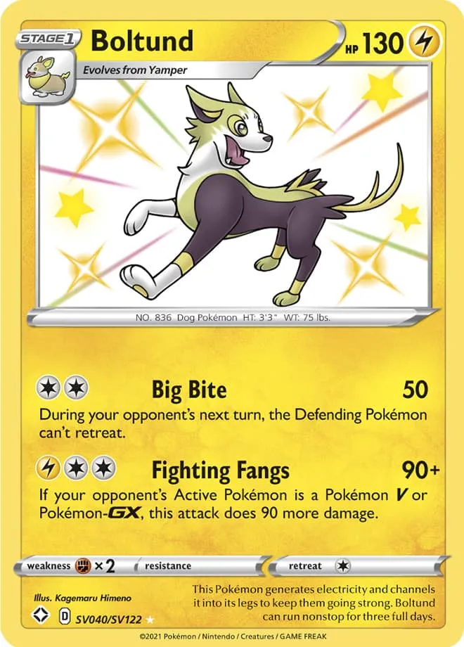 Carte Fulgudog — Shining Fates