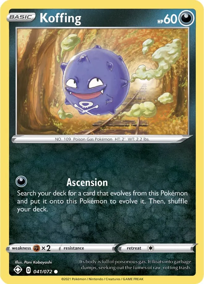 Carte Koffing — Shining Fates