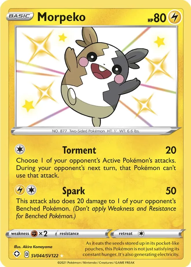 Carte Morpeko — Shining Fates