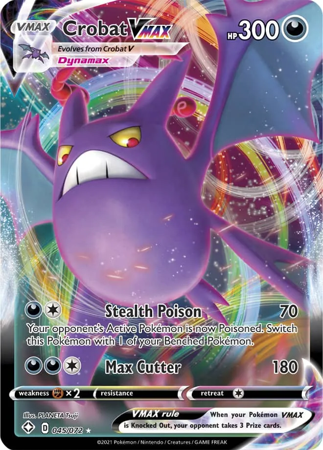 Carte Crobat VMAX — Shining Fates