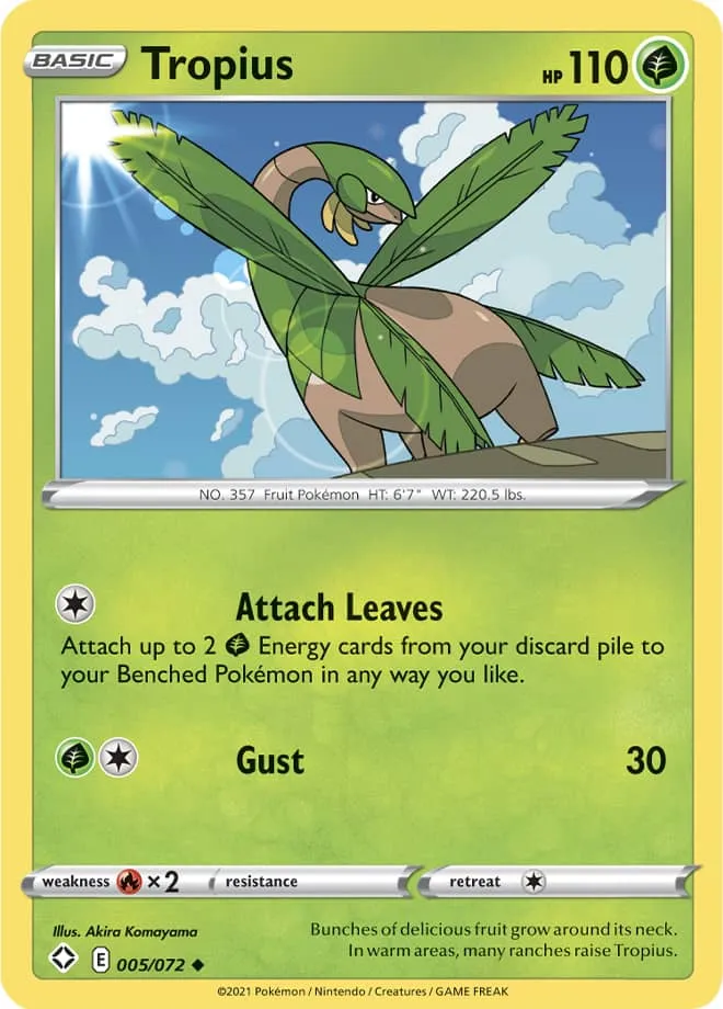 Carte Tropius — Shining Fates