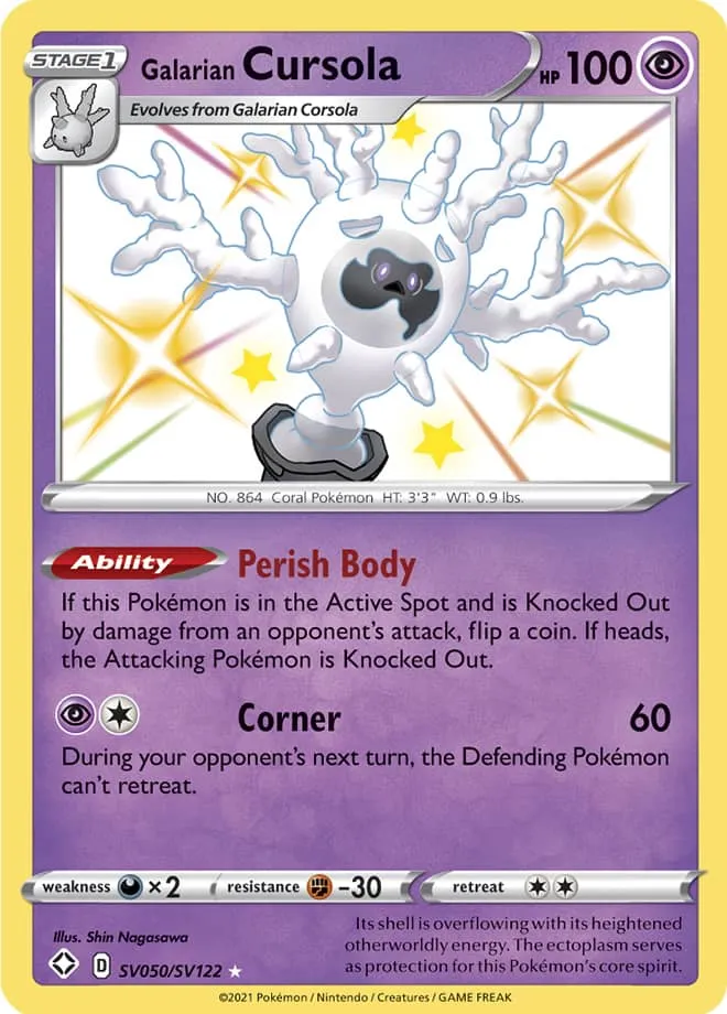 Carte Corayôme de Galar — Shining Fates