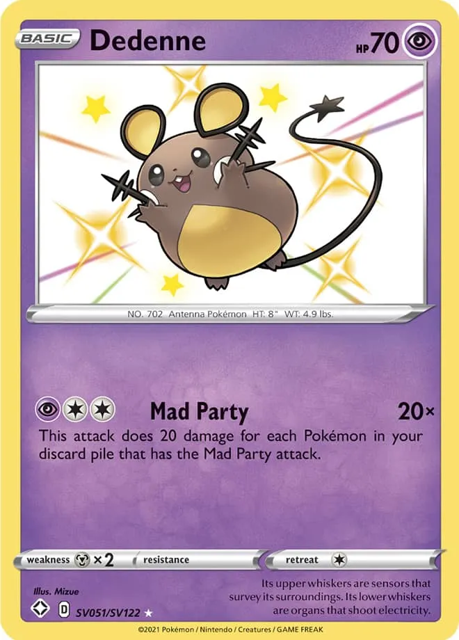Carte Dedenne — Shining Fates
