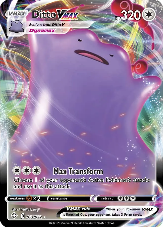 Carte Ditto VMAX — Shining Fates