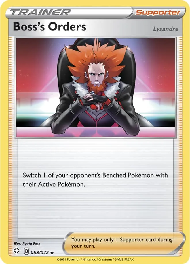 Carte Boss's Orders — Shining Fates