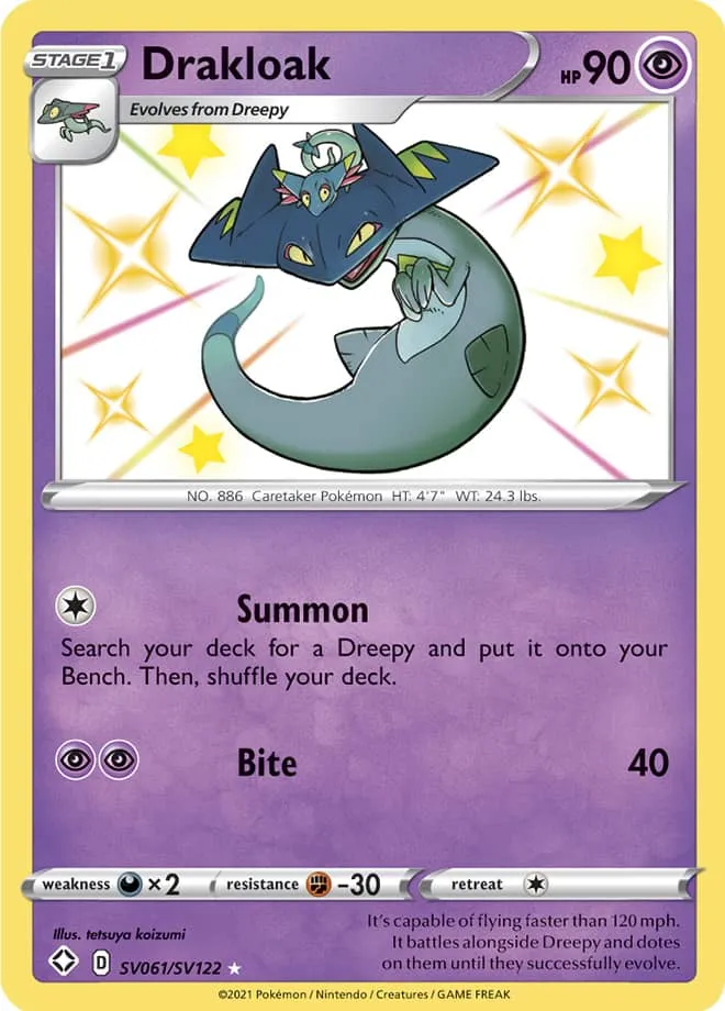 Carte Dispareptil — Shining Fates