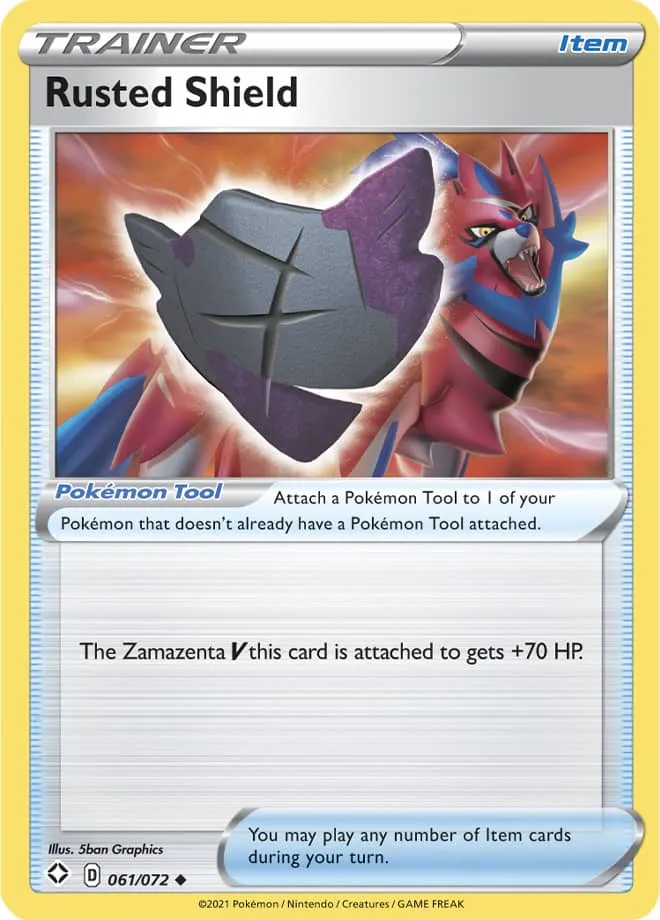 Carte Bouclier Rouillé — Shining Fates