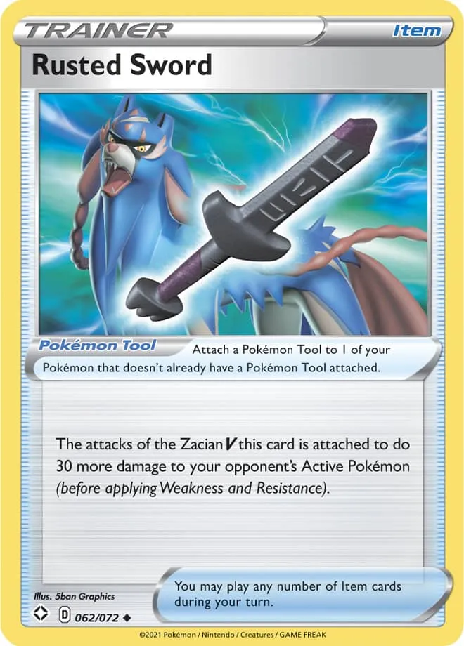Carte Épée Rouillée — Shining Fates