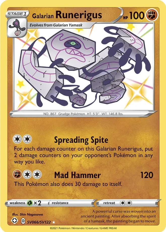 Carte Tutétékri de Galar — Shining Fates