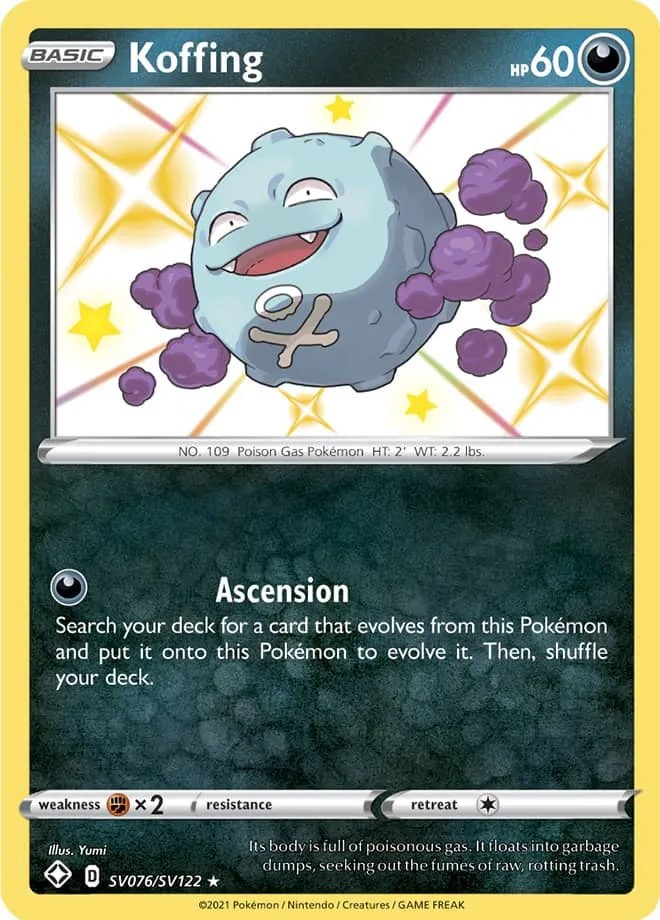 Carte Koffing — Shining Fates