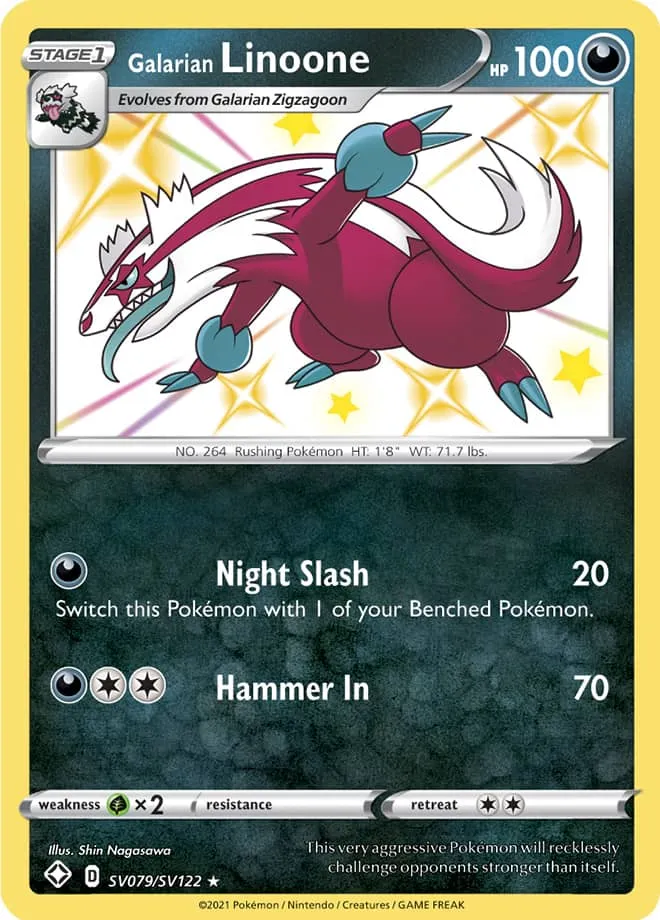 Carte Linéon de Galar — Shining Fates